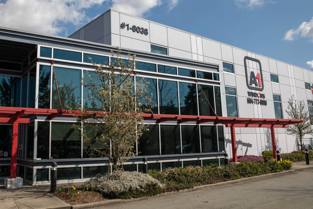 Image of A1 windows manufacturing location- Burnaby