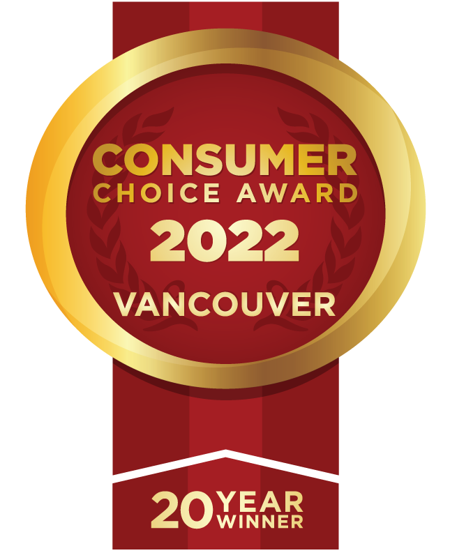 Consumer Choice Award 2022 Vancouver - 20 Years of Winning